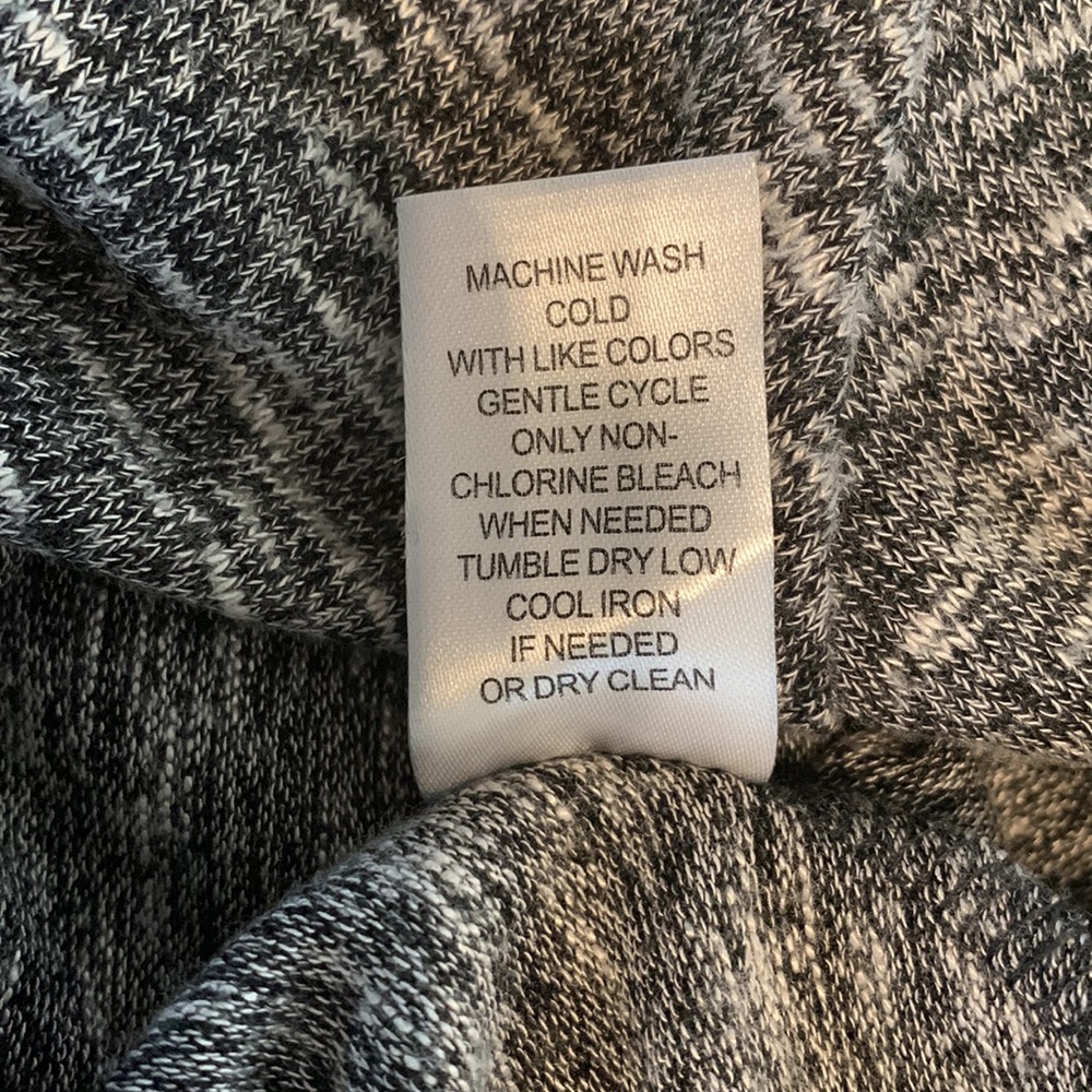 Workshop Republic Clothes Black Gray and White Thick T with Rolled Sleev… - Picture 7 of 11